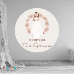 Banner imprimible digital 1.20 mts - comunion confirmacion mod. 01