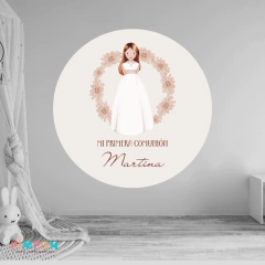 Banner imprimible digital 1.20 mts - comunion confirmacion mod. 01 en internet