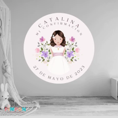Banner imprimible digital 1.20 mts - comunion confirmacion mod. 03