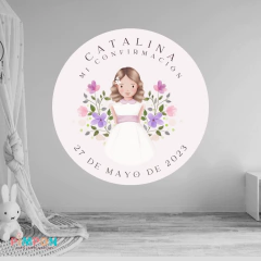 Banner imprimible digital 1.20 mts - comunion confirmacion mod. 03 - comprar online
