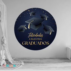 Banner imprimible digital 1.20 mts - graduacion 01