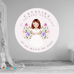 Banner imprimible digital 1.20 mts - comunion confirmacion mod. 03 na internet