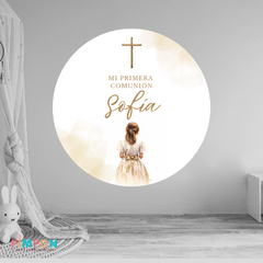 Banner imprimible digital 1.20 mts - comunion confirmacion mod. 04 - comprar online