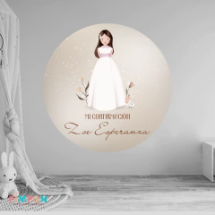 Banner imprimible digital 1.20 mts - comunion confirmacion mod. 05