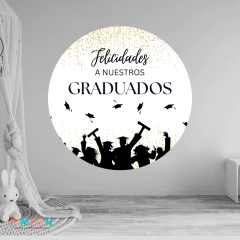 Banner imprimible digital 1.20 mts - graduacion 05