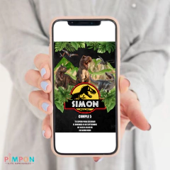 Kit imprimible personalizado - Dinosaurios jurassic park