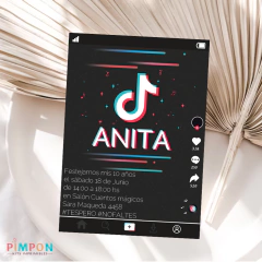 Kit imprimible personalizado - Tik Tok