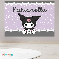 Banner imprimible digital 2 x 1.5 mts - Kuromi