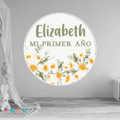 Banner imprimible digital 1.20 mts - margaritas mod. 02