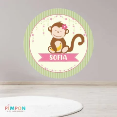Banner imprimible digital 1.20 mts - mod monkey mod. 04