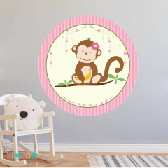 Banner imprimible digital 1.20 mts - mod monkey mod. 04 generico