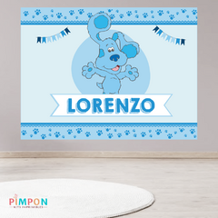 Banner imprimible digital 2 x 1.5 mts - las pistas de blue