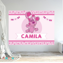 Banner imprimible digital 2 x 1.5 mts - las pistas de blue - magenta
