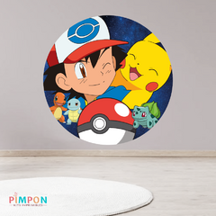 Banner imprimible digital 1.20 mts - pokemon