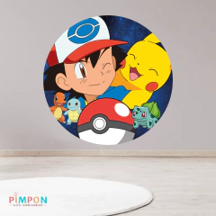 Banner imprimible digital 1.20 mts - pokemon