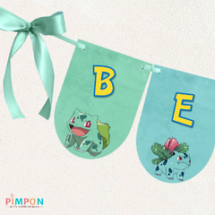 Kit imprimible textos editables - Pokemon - evoluciones de bulbasaur en internet