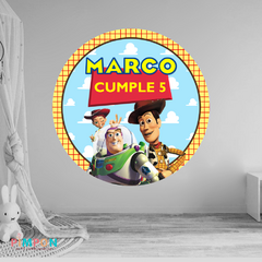 Banner imprimible digital 1.20 mts - toy story mod. 01