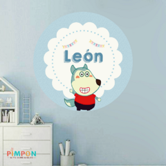 Banner imprimible digital 1.20 mts - wolfoo