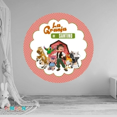 Banner imprimible digital 1.20 mts - la granja de zenon