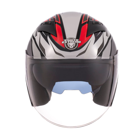 CASCO PUNTO EXTREMO XR200 GRIS - ROJO - comprar online
