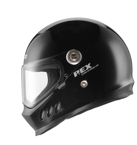 CASCO PUNTO EXTREMO FF326 RETRO NEGRO
