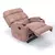 Poltrona Reclinável Damie Manual - Suede Rosa Nude