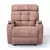 Poltrona Reclinável Damie Manual - Suede Rosa Nude - comprar online