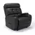 Poltrona Reclinável Damie Elétrica - Corino Preto - Com Massagem - LP - Damie