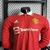 Camisa Manchester United I Home Manga Longa 23/24 para homens - Camisa oficial do Manchester United para a temporada 23/24 - Camisa de jogador do Manchester United em manga longa - Camisa masculina do Manchester United com design exclusivo - Camisa de fut