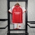 Kit Infantil Arsenal I Home 23/24 - Camisa oficial do Arsenal para crianças - Conjunto de futebol do Arsenal para jovens torcedores - Roupa de jogo do Arsenal para meninos e meninas - Ideal para presentear fãs do Arsenal - Camiseta e shorts do Arsenal em 