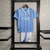 Kit Infantil Manchester City I Home 23/24 disponível para pronta-entrega - Camisa do Manchester City para crianças - Uniforme oficial do Manchester City para meninos - Compra fácil do kit infantil do Manchester City - Presente perfeito para fãs do Manches