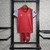 Kit Infantil West Ham I Home 23/24 - Camisa oficial West Ham para crianças - Conjunto de futebol para torcedores mirins - Roupa de jogo West Ham para meninos e meninas - Ideal para crianças apaixonadas por futebol - Estilo e conforto para jovens fãs do We