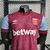 Camisa West Ham I Home Versão Jogador Masculino 23/24 - Camisa oficial do West Ham - Camisa de futebol masculina West Ham 2023/2024 - Comprar camisa do West Ham online - Camisa do West Ham com desconto - Equipamento oficial West Ham para torcedores - Cami