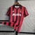 Camisa AC Milan I Home Retrô Masculino 93/94 para torcedores apaixonados - Camisa retrô do AC Milan para colecionadores - Camisa oficial AC Milan 1993/1994 com design clássico - Compre camisa AC Milan I Home Retrô e mostre seu amor pelo clube - Camisa de 