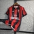Camisa AC Milan Retrô I Home 98/99 para colecionadores - Camisa vintage do AC Milan - Camisa retrô do AC Milan 98/99 - Camisa oficial do AC Milan - Camisa de futebol retrô - Camisa do AC Milan para torcedores - Estilo clássico AC Milan 98/99 - Camisa de f
