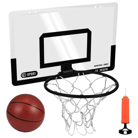 Mini Tablero Basquet Kit Pelota Red Inflador Soportes - comprar online