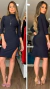 Vestido Modelador Gola Alta Preto