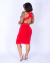 Vestido Modelador Vermelho com Fenda - Morena Brazil