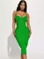 Vestido Gringo Bandage Verde - comprar online