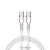 Cable Baseus USB C a USB C 1 Metro Blanco