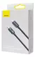Cable Baseus Crystal Shine USB-C a Lightning 20W 1.2M Color Negro - comprar online
