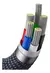 Cable Baseus Crystal Shine USB-C a USB-C 100w 1.2M Color Negro