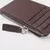 Tarjetero Walden Leather Zipper Moca