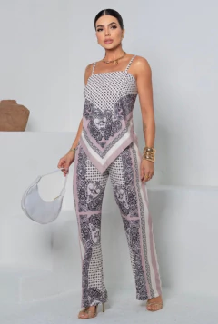 Conjunto Fendi – Elegância Estampada com Sofisticação Mediterrânea - comprar online