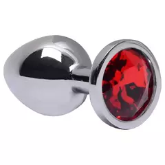 PLUG ANAL JÓIA VERMELHA - M - comprar online