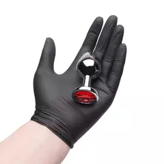 PLUG ANAL JÓIA VERMELHA - M - loja online