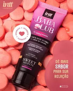LUBRIFICANTE SABOR CHICLETE - INTT
