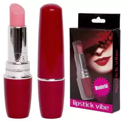 VIBRADOR EM FORMATO DE BATOM VIBRAÇÃO UNICA