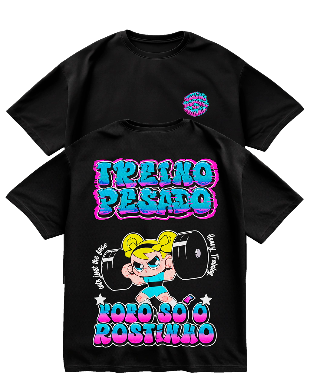 Treino pesado fofo só o rostinho