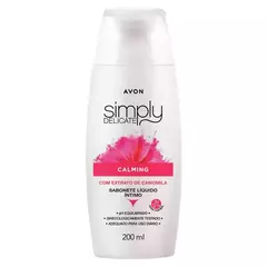 CALMING SABONETE LÍQUIDO INTIMO SIMPLY AVON 200ML